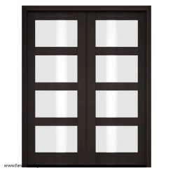 درب چوبی دو لنگه کد 4040