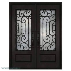 درب فرفروژه فلزی لابی کد 2157