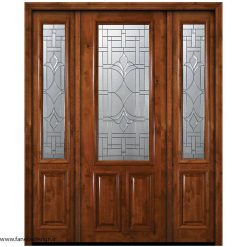 درب لابی چوبی سه لنگه کد 21041