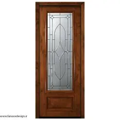 درب لابی چوبی نفر رو لنگه کد 21039