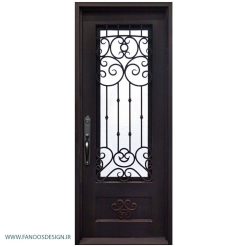 درب فرفروژه فلزی لابی کد 2154