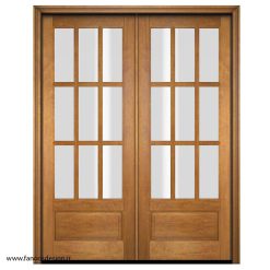 درب چوبی دو لنگه کد 4082