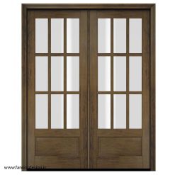 درب چوبی دو لنگه کد 4081