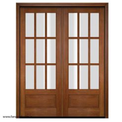 درب چوبی دو لنگه کد 4080