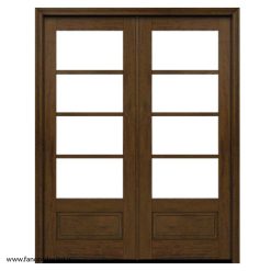 درب چوبی دو لنگه کد 4077