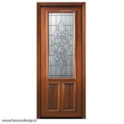 درب لابی چوبی یک لنگه کد 21082