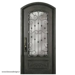 درب ورودی ساختمان آهنی نک لنگه کد 2207