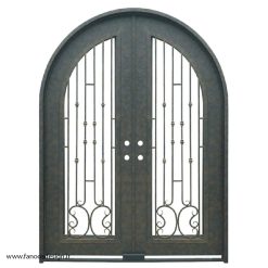 درب ورودی ساختمان آهنی دو لنگه گد 2206