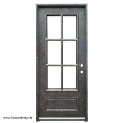درب فلزی ورودی ساختمان تک لنگه کد 2160