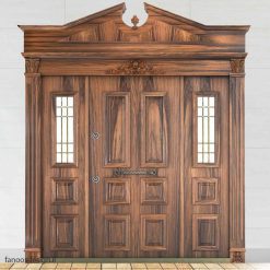 درب لابی چوبی ضد سرقت کد 6038