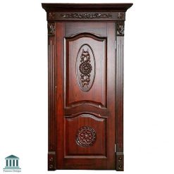 درب لابی چوبی لوکس کد 8011