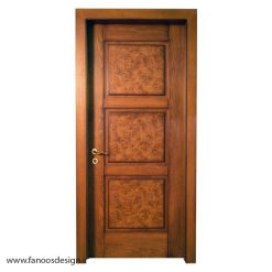 درب چوبی آپارتمان چهارقاب ریشه کد 6124