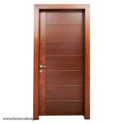 درب چوبی گردویی روکش گردو کد 6119