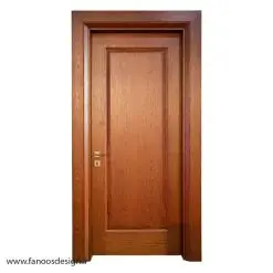 درب چوبی مدرن روکش گردو کد 6118