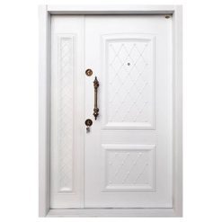 درب ضد سرقت یک طرف فلز یک و نیم لنگه کد 6034