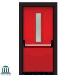 در ضدحریق شیشه خور کد 1146