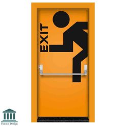 درب ضد حریق فلزی کد 1115