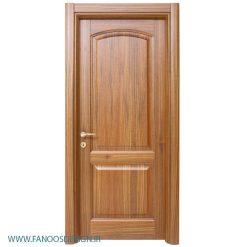 درب چوبی اتاق خواب روکش گردو کد 4087