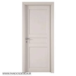 درب اتاقی سفید با رنگ پوششی کد 12061