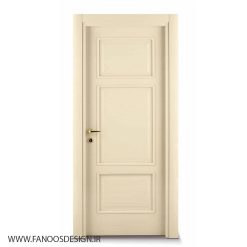 درب اتاق خواب کرم با رنگ پوششی کد 12054