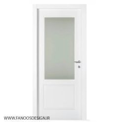 در چوبی اتاق خواب شیشه خور کد 4073