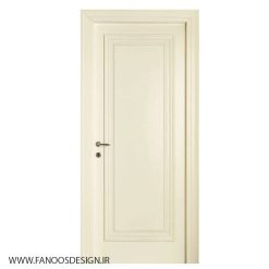 درب اتاقی سفید تک قاب با رنگ پوششی کد 12068