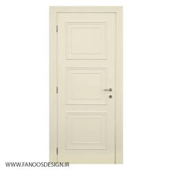 درب اتاقی سفید با رنگ پوششی کد 12066
