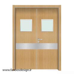 درب پلی وود بیمارستانی دو لنگه کد 30457