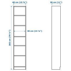 کتابخانه چوبی MDF کد 354
