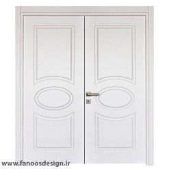 درب MDF کلاسیک دو لنگه کد 30478