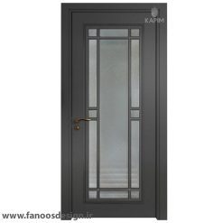 درب MDF نئو کلاسیک شیشه خور کد 30495