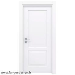 درب MDF دوقاب کلاسیک با رنگ پوششی کد 30485