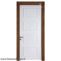 درب MDF چهار قاب برجسته مدرن کد 30505