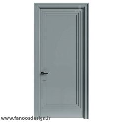 درب MDF تک قاب هندسی کد 30507