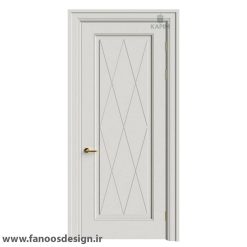 درب MDF تک قاب لوزی کد 30508