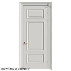 درب MDF سه قاب کلاسیک کد 30510