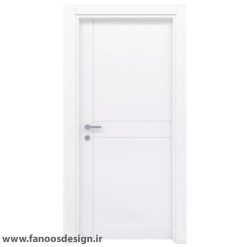 درب MDF سفید CNC کد 30528