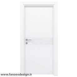 درب MDF سفید CNC کد 30527