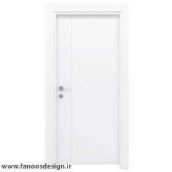 درب MDF سفید CNC کد 30525