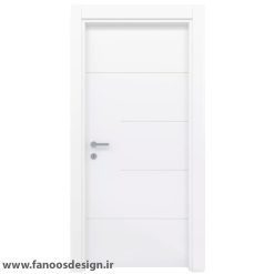 درب MDF سفید CNC کد 30524