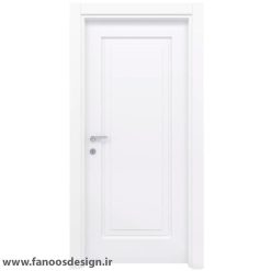 درب MDF سفید CNC کد 30523