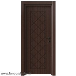 درب اتاق خواب روکش PVC کد 30634