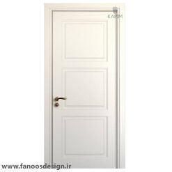 درب اتاق خواب روکش PVC کد 30616