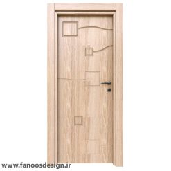 درب اتاق خواب روکش PVC کد 30636