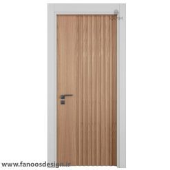 درب چوبی اتاق خواب روکش راش مدرن کد 30656