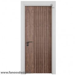 درب چوبی اتاق خواب روکش راش مدرن کد 30657