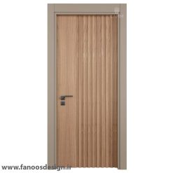 درب چوبی اتاق خواب روکش راش مدرن کد 30660