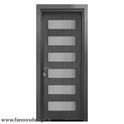 درب پلی وود شیشه خور کد 30660