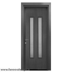 درب پلی وود شیشه خور کد 30667