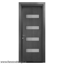 درب پلی وود شیشه خور کد 30666